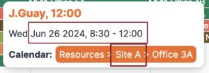 Resource reservation by category reserved