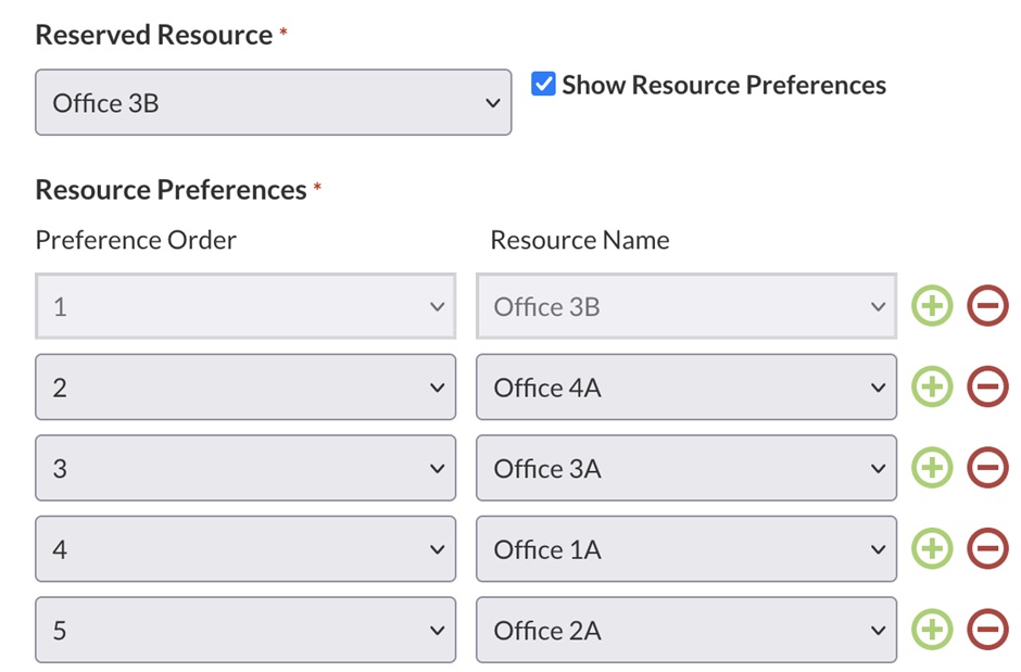 Update resource preferences for priority 1 consumers