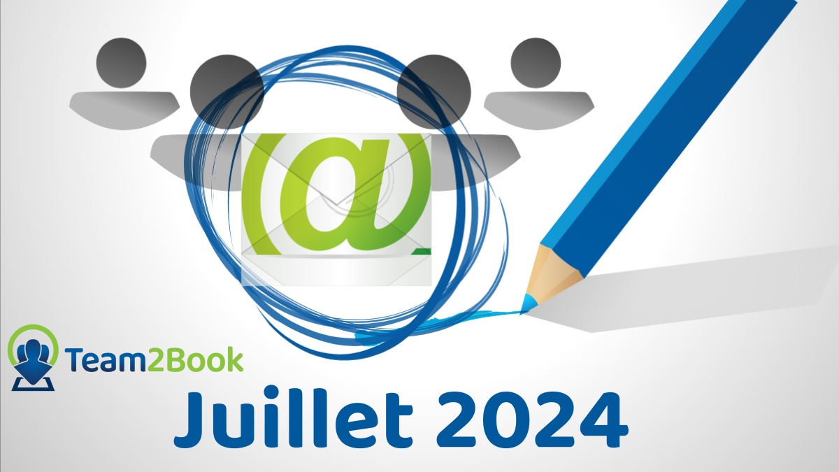 Infolettre Team2Book Juillet 2024