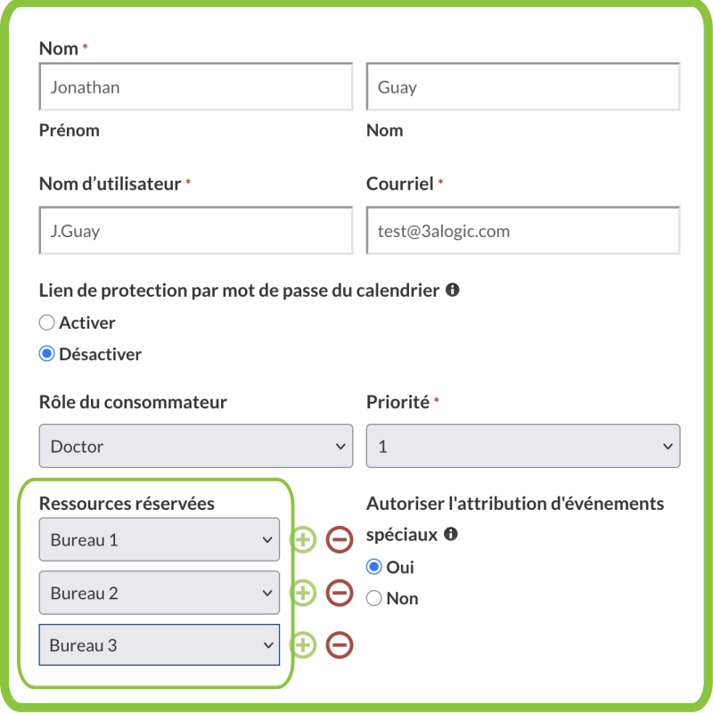 Plusieurs locaux par médecin