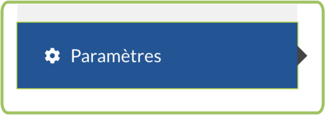 Section Paramètres de Team2Book