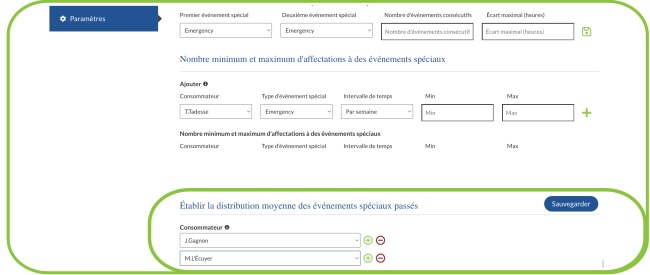 Réinitialiser la moyenne du nombre d'événements attribué à un consommateur.