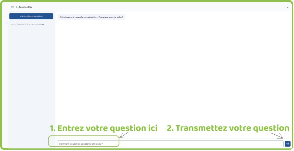 Fenêtre de l'Assistant AI Team2Book